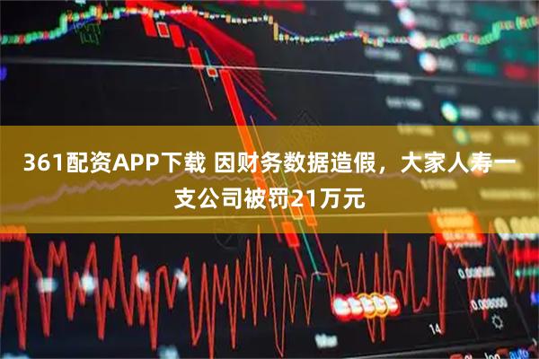 361配资APP下载 因财务数据造假，大家人寿一支公司被罚21万元